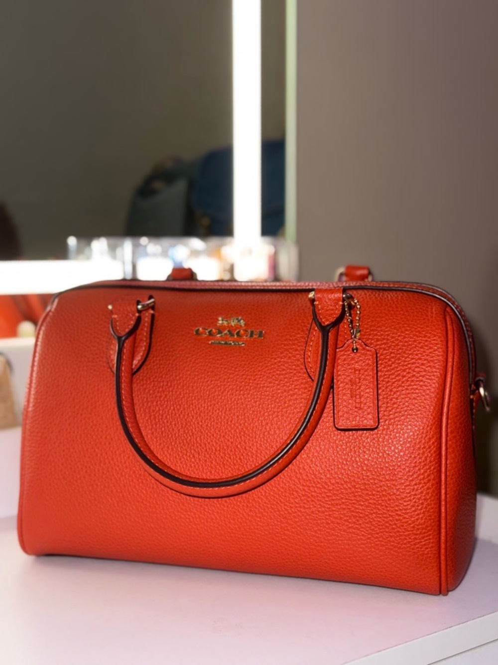 🥭 Coach Medium Rowan Satchel - Picture 3 of 9